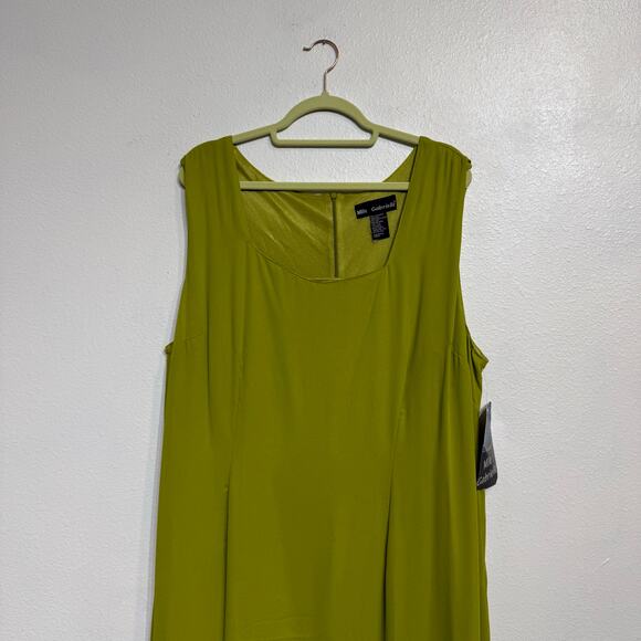 Mile Gabrielle Green Midi Dress Sz 24 NWT - Picture 2 of 11